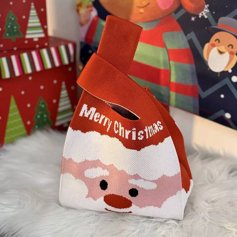 Christmas Crochet Gift Bag
