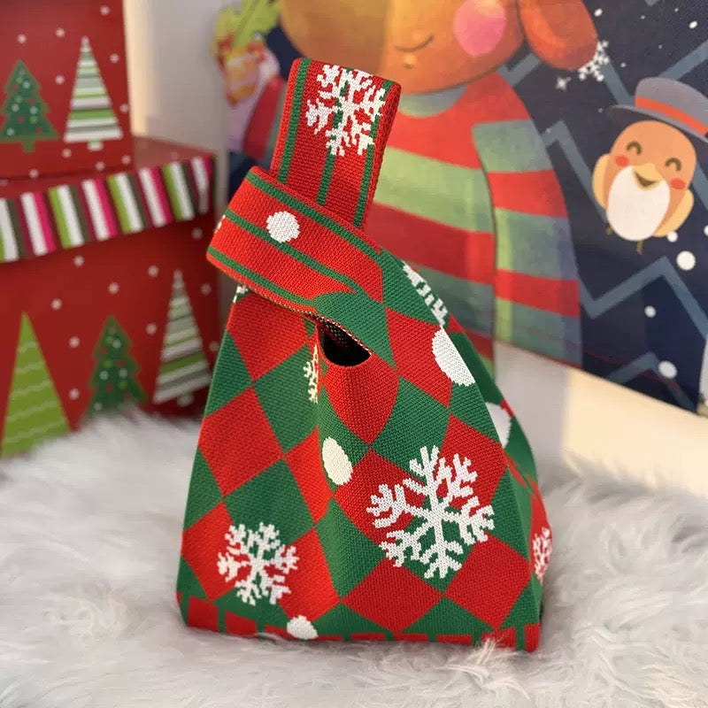 Christmas Crochet Gift Bag