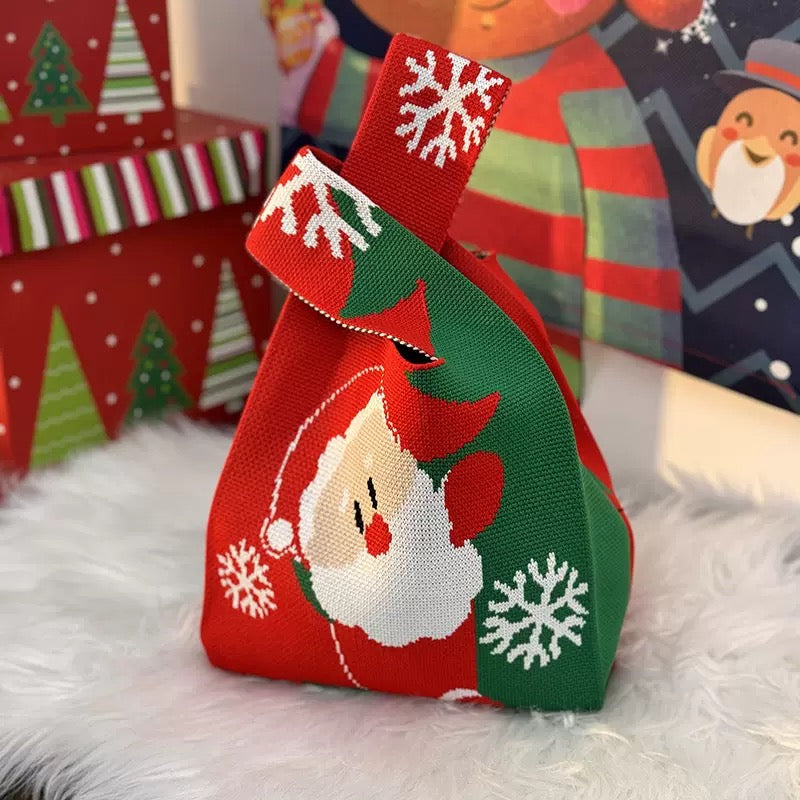 Christmas Crochet Gift Bag