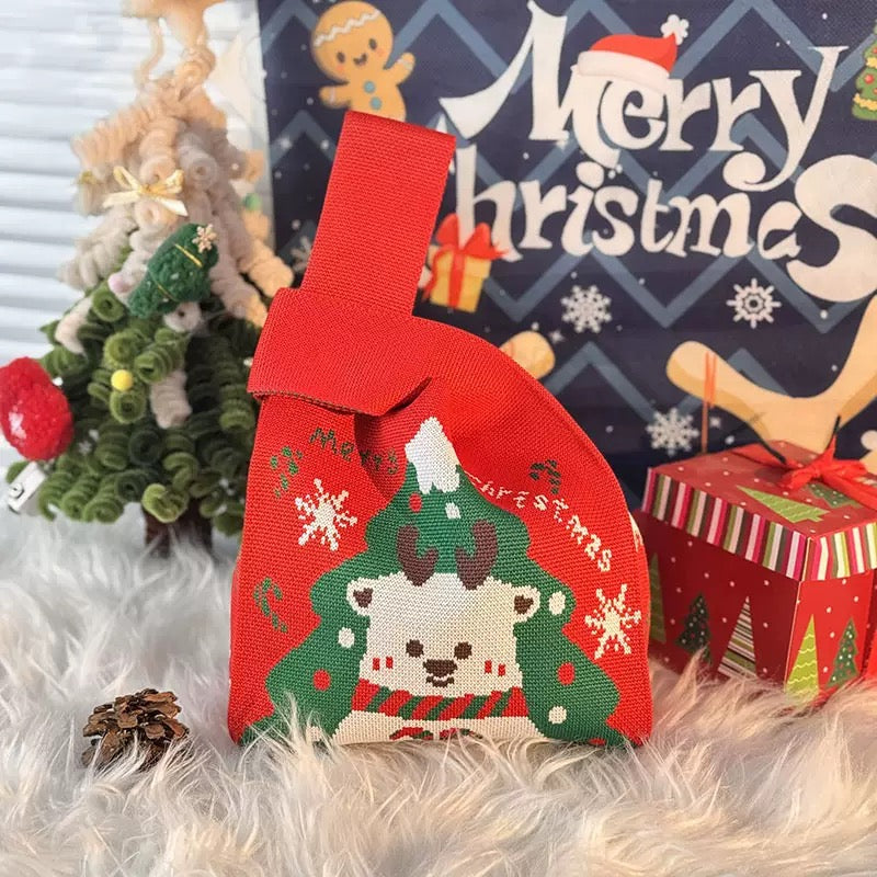 Christmas Crochet Gift Bag